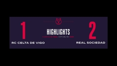 Celta 1-2 Real Sociedad: resumen y goles | Copa del Rey (1/4 final)