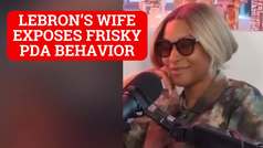 LeBron James' wife Savannah says he gives her no choice when it comes to PDA