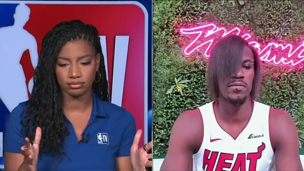 Jimmy Butler serves up another outlandish new look for NBA Media Day: This  is my Halloween