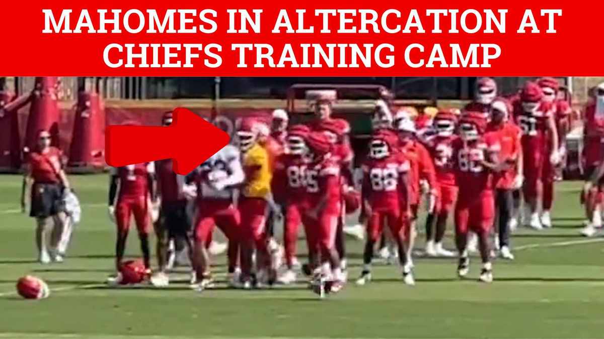 Patrick Mahomes involved in altercation at Chiefs training camp - VIDEO