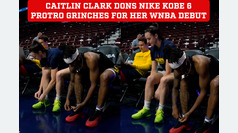 Caitlin Clark dons Nike Kobe 6 Protro Grinches for her WNBA debut