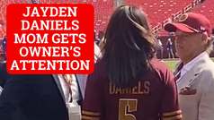 Jayden Daniels' mom gets attention of Commanders owner and all of social media - VIDEO