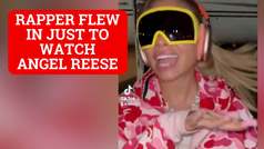 Rapper Latto attends WNBA game just for Angel Reese then leaves on private jet
