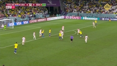 Gol de Neymar (0-1) en el Croacia 1-1 Brasil