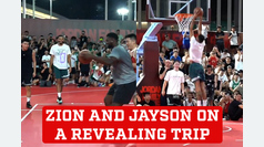 Zion Williamson and Jayson Tatum on a trip to China that reveals more than you expected