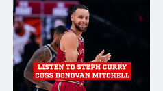 Stephen Curry insults Donovan Mitchell during the All Star game