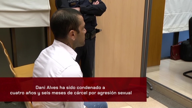 Dani Alves es sentenciado a cuatro años y seis meses de cárcel por ...