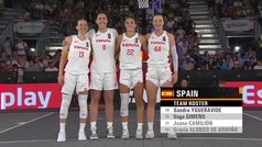 Las chicas de plata del 3x3 ya miran a las medallas: Ucrania, rival en cuartos