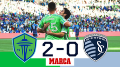 A win to stay in the fight | Seattle 2-0 Sporting KC | Goals and Highlights | MLS