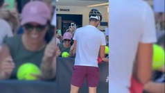 Djokovic makes light of Rome crash: signs autographs in cycling helmet