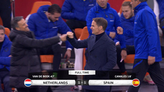 Amistoso: Resumen y goles del Holanda 1-1 Espaa