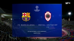 Barcelona (5) - Amberes (0): resumen, resultado y goles de la fase de grupos de Champions League