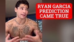 Ryan Garcia proves to fans that his predictions tell the truth
