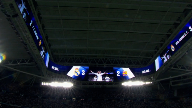 Así funciona el videomarcador 360º del nuevo Bernabéu