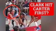 Caitlin Clark threw elbow at Chennedy Carter before flagrant foul