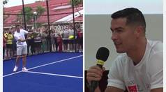 Cristiano juega al pádel en Singapur y manda este mensaje: "Mi motivación es jugar"