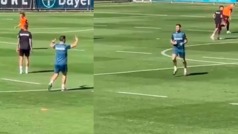 Xabi Alonso y su frmula del xito: Para entrenamiento de Bayer Leverkusen por salir con la pelota