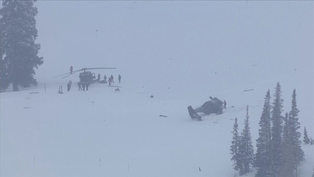 Military Helicopters Crash Near Utah Ski Resort Marcatv