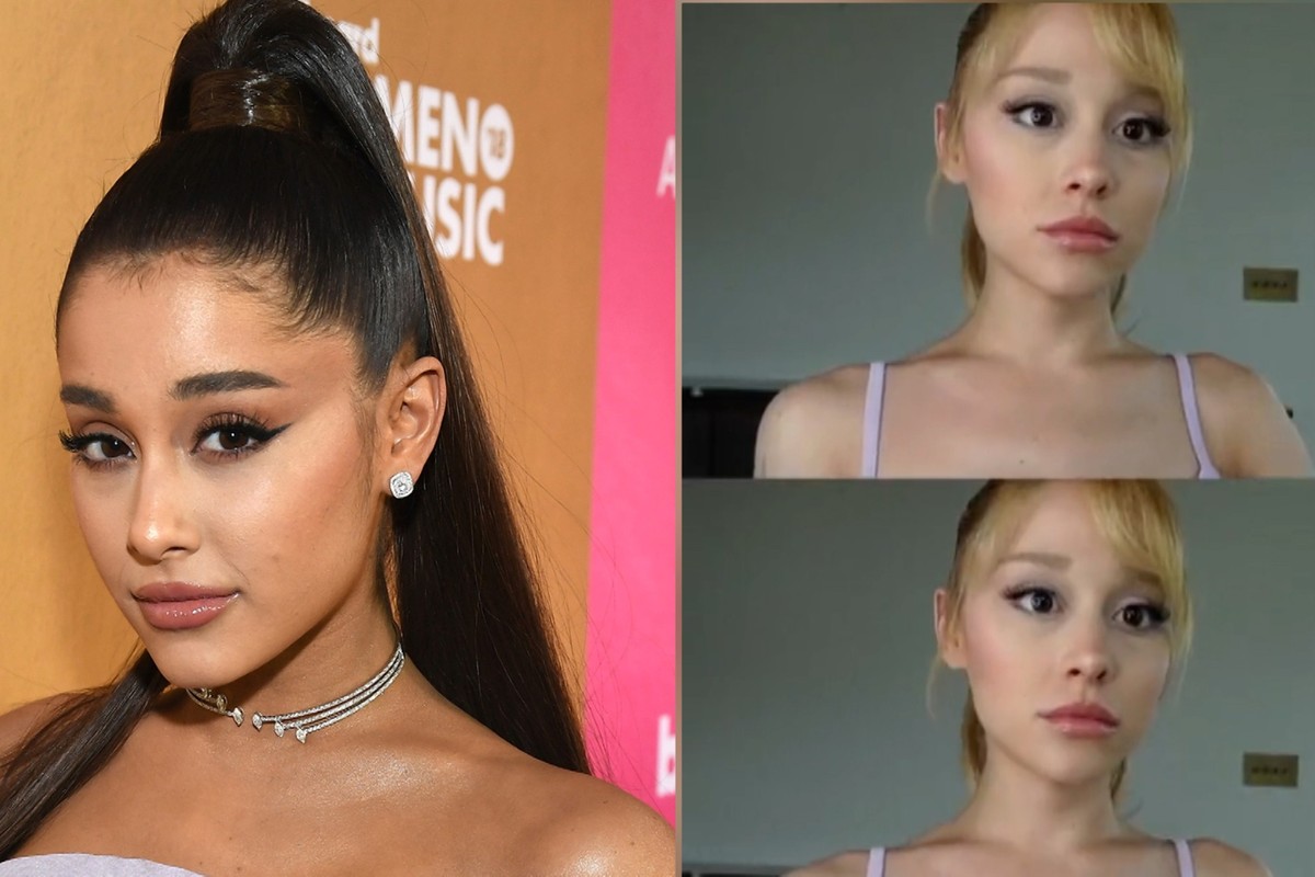 Ariana Grande shows off beautiful bare face in latest beauty routine