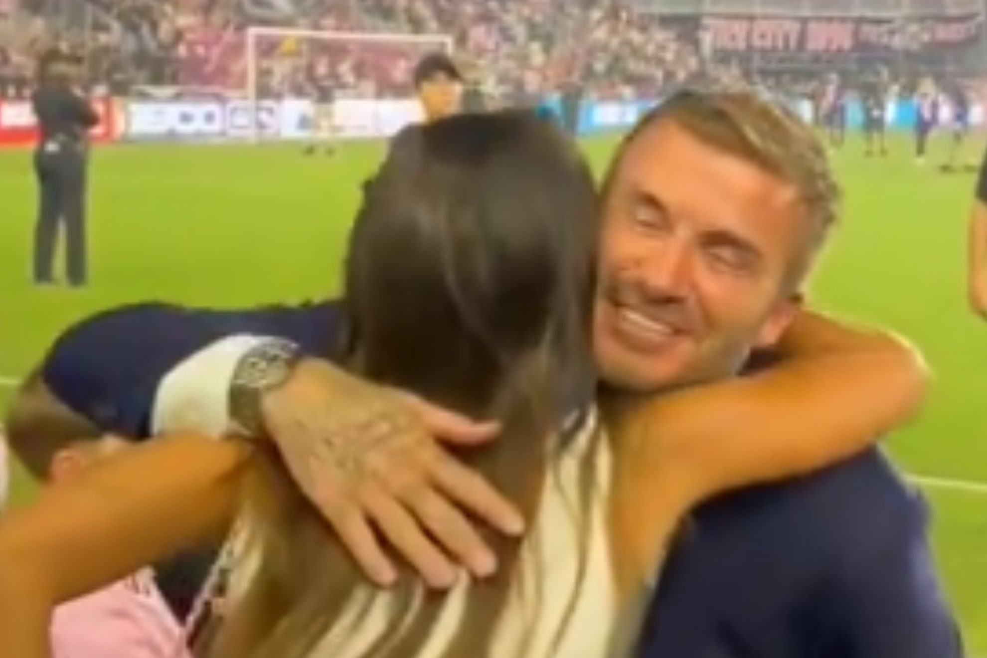 El momento más viral entre Antonela y David Beckham, que puso en alerta a Victoria | Marcausa