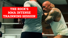 The Rock looks massive and stronger during MMA trainning session