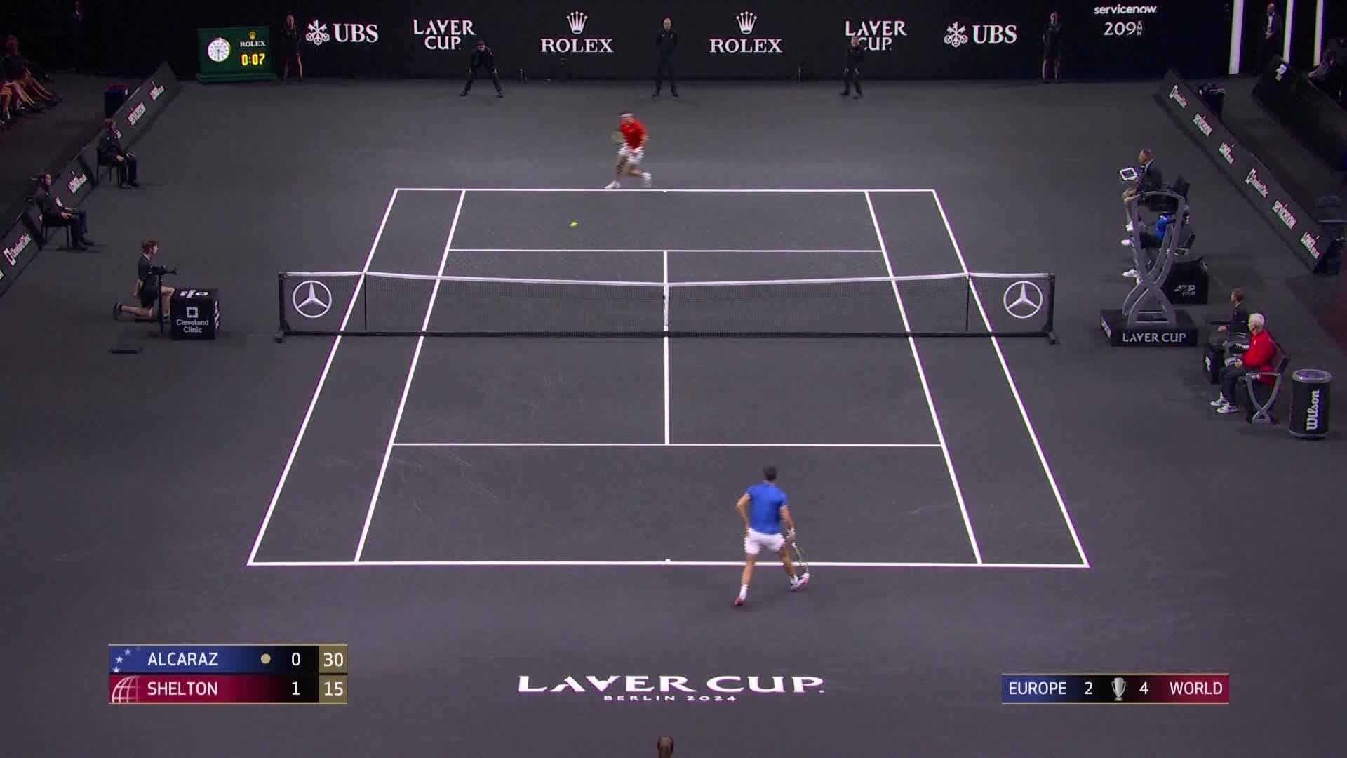 Carlos Alcaraz no le falla a Europa y mantiene la máxima igualdad