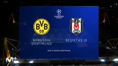 Champions League (Jornada 6): Resumen y goles del Borussia Dortmund 5-0 Besiktas