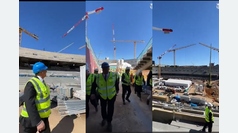 Las obras del Camp Nou, a 24 de abril de 2024