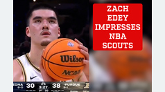Zach Edey's improved conditioning and mobility impresses NBA scouts