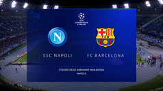 Nápoles 1-1 Barcelona: resumen y goles | Champions League (octavos de final, ida)