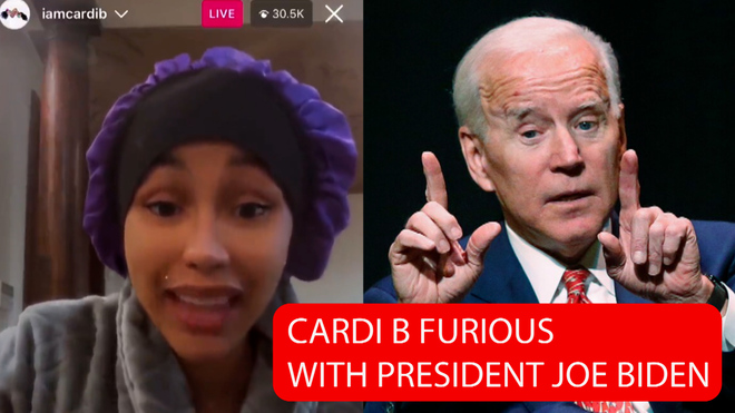 Cardi B calls out Joe Biden and other senior US politicians in furious ...