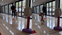 Patrick Mahomes' daughter, Sterling, adorably shows of basketball skills