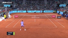 Rafa Nadal rejuvenece en Madrid ante De Miaur y pasa a la tercera ronda