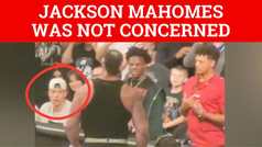Jackson Mahomes shows zero concern while Patrick Mahomes gets threatened at WWE