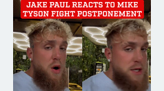 Jake Paul's reaction to the postponement of the Mike Tyson fight