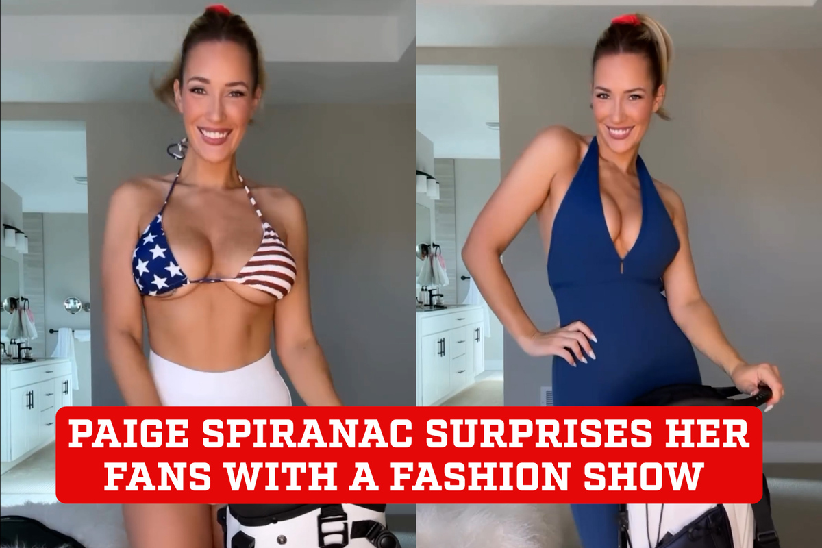 Paige Spiranac teases fans with stunning bra and beer photoshoot as former  golf star prepares for towel merch reveal