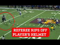 Referee rips off player's helmet in pure rage during high school ...