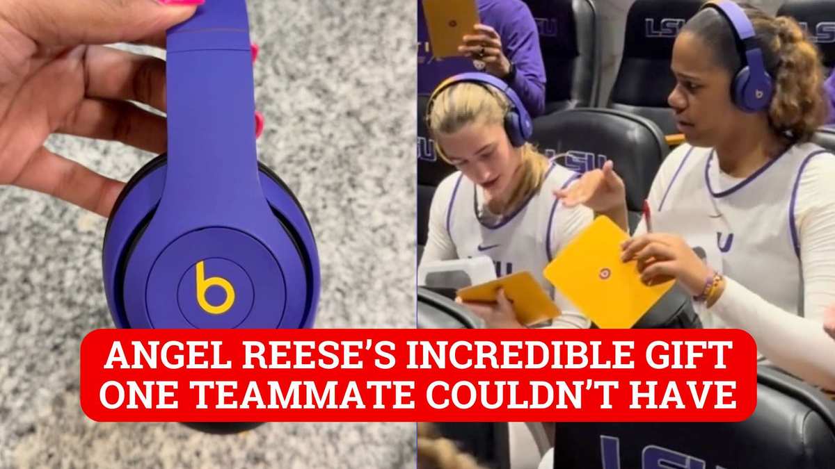 Angel Reese gifted new Beats headphones to everyone on LSU except one person