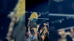 Críticas a Madonna por escupir cerveza a sus fans durante un concierto: "Poca clase"
