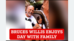 Bruce Willis seen in a emotional video with his granddaughter