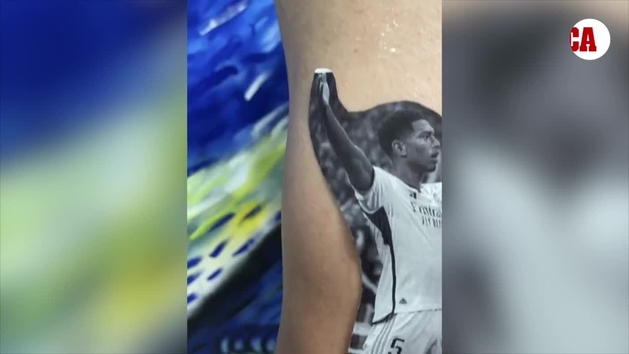 Un fan de Bellingham decide tatuarse... ¡el meme de 'Bellingol'! - MarcaTV