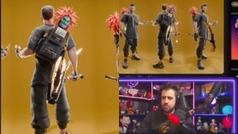 "Epic, deberamos hablar": AuronPlay, sorprendido de su skin de Fortnite hecha por un seguidor