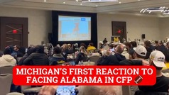 Michigan's surprised reaction to CFP reveals their true feelings about facing Alabama