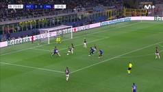 Gol de Lautraro (1-0) en el Inter 1-0 Milan