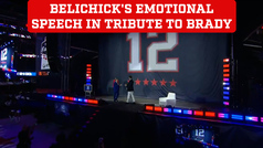 Bill Belichick pays emotional tribute to Tom Brady with heartfelt speech