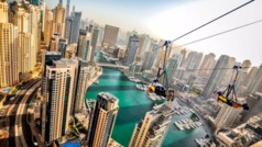 En Dubai se abre la tirolesa ms grande y alta de todo el mundo; te atreveras?