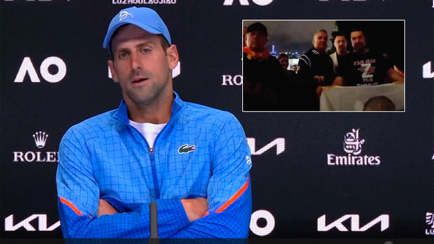 Djokovic explica la foto de su padre con simpatizantes de Putin: "He pasado varias guerras..."