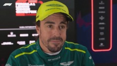Fernando Alonso y su felicidad por su P3 para el GP de China: "Somos muy fuertes"
