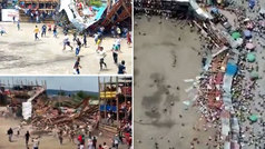 Tragedia en la plaza de toros de El Espinal (Colombia): ¡cuatro muertos tras desplomarse una grada!