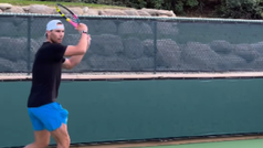 Rafael Nadal ya se entrena en Indian Wells